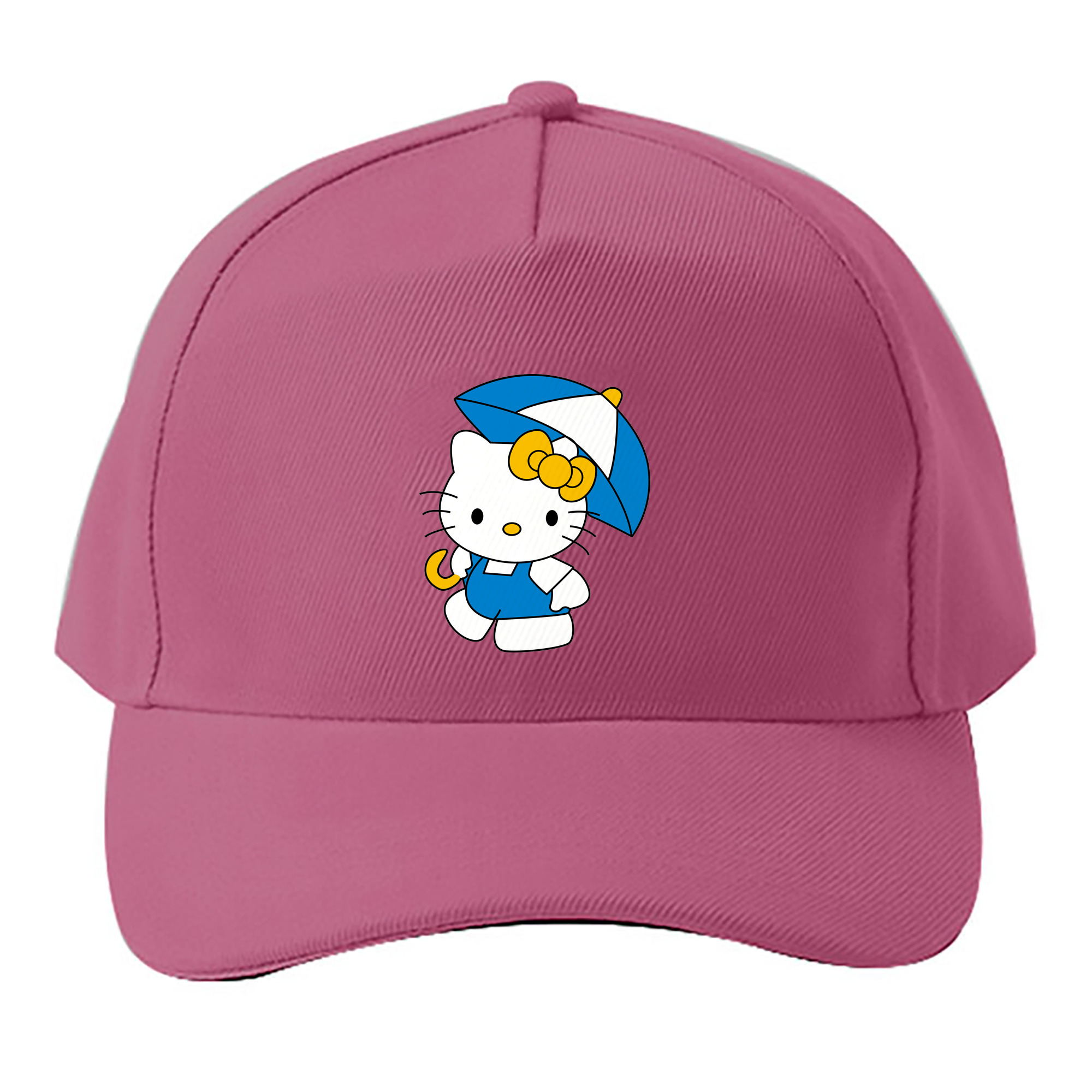 （画像用） Hello Kitty ハローキティ ベースボールキャップ 綿100％ 男女兼用 帽子 スポーツ